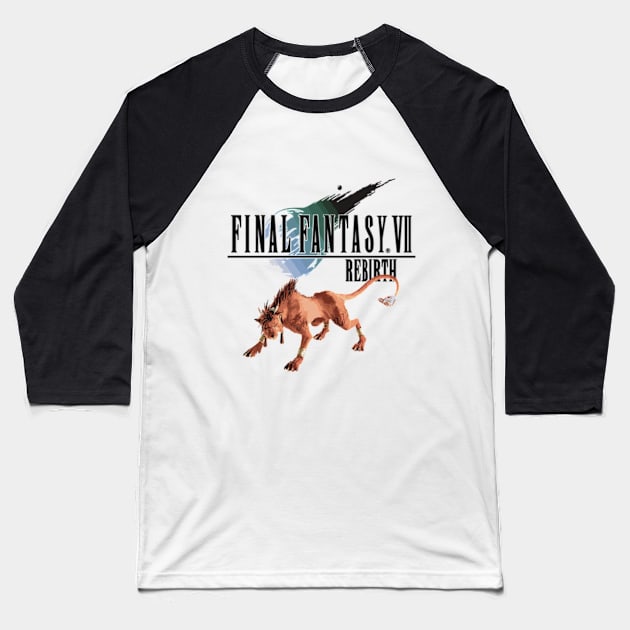 Final Fantasy VII Rebirth Red XIII Baseball T-Shirt by moreirapod